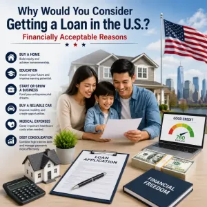 why would you consider getting a loan in the u.s.? financially acceptable reasons